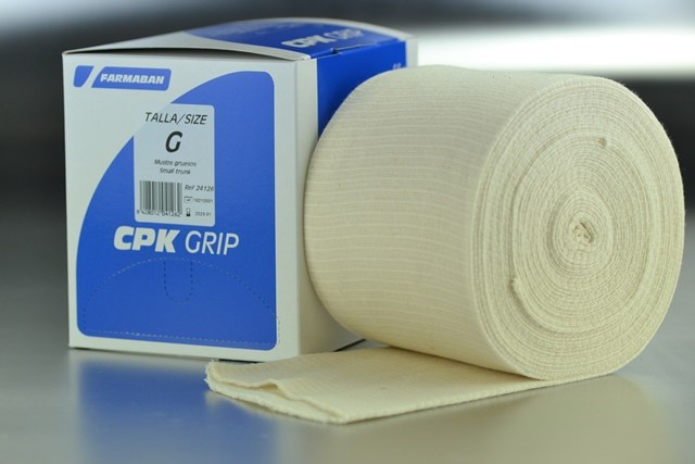 Venda tubular G compresiva CPK Grip (12cm. x 10m.) 