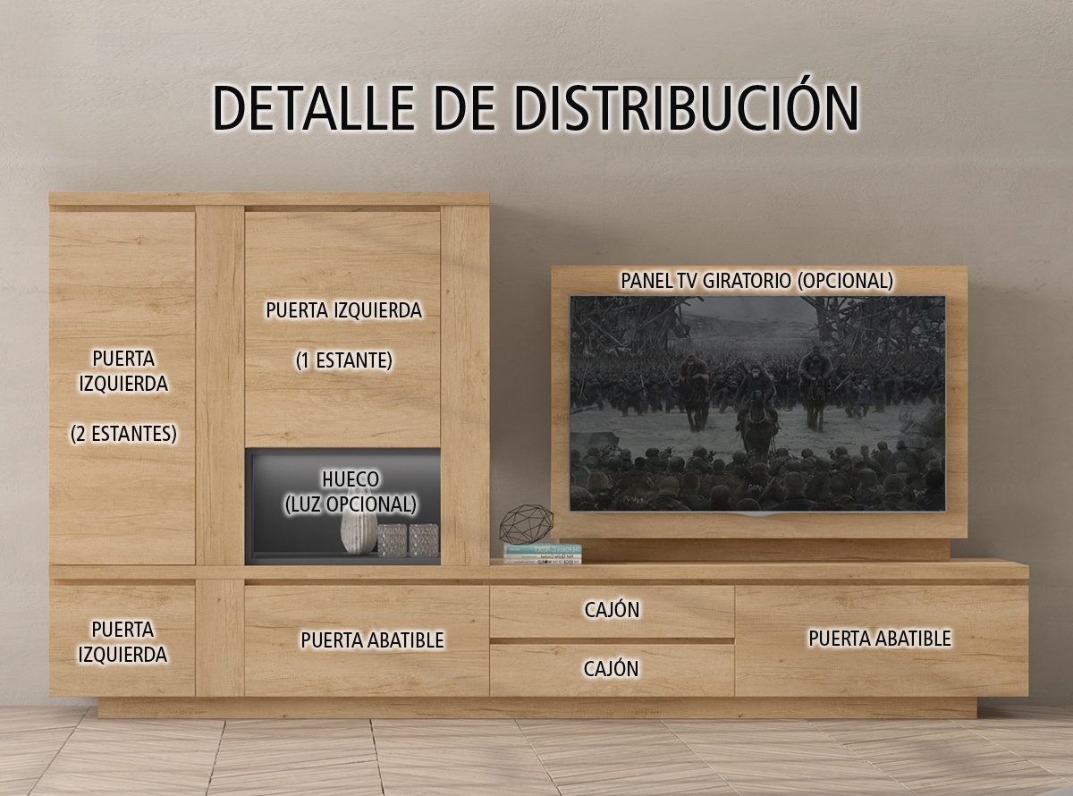Modelo Kira D1 | Muebles de salón | HIPERMUEBLE