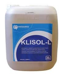 KLISOL L 20kg Detergent líquid alcalí per al rentat de roba