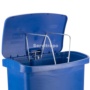 Cubo De Pedal De Resina Pedal Frontal 30l, Color Azul