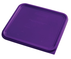 Tapa de contenedor cuadrada Rubbermaid - Grande púrpura