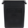 Contenedor Slim Jim 60L con canales de ventilación NEGRO