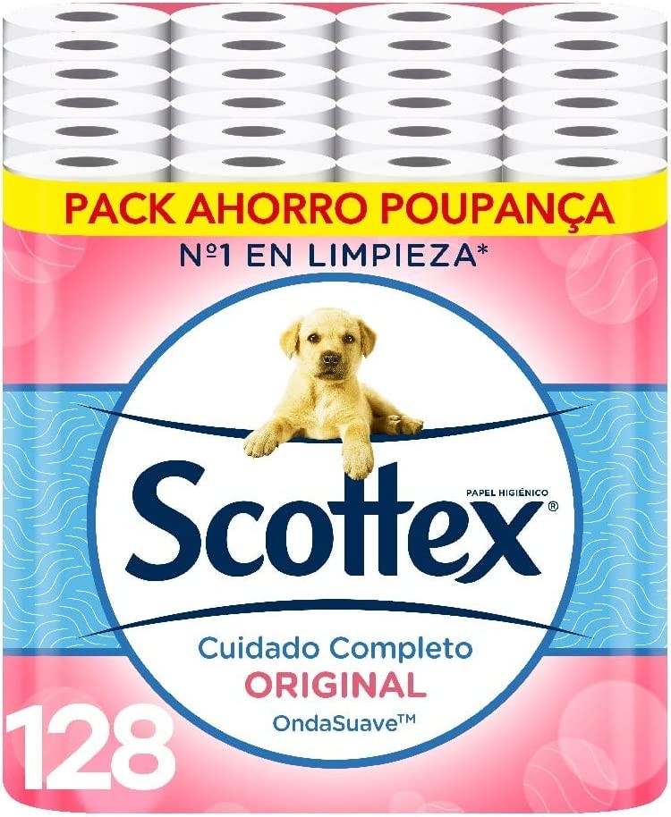 Higiénico doméstico Scottex® 128 rollos