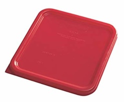 Tapa de contenedor cuadrada Rubbermaid -Rojo pequeño