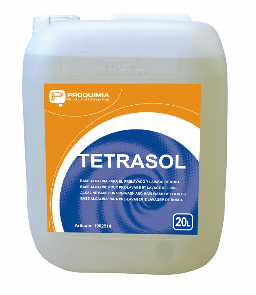 Base alcalina para prelavado y lavado Tetrasol 20L