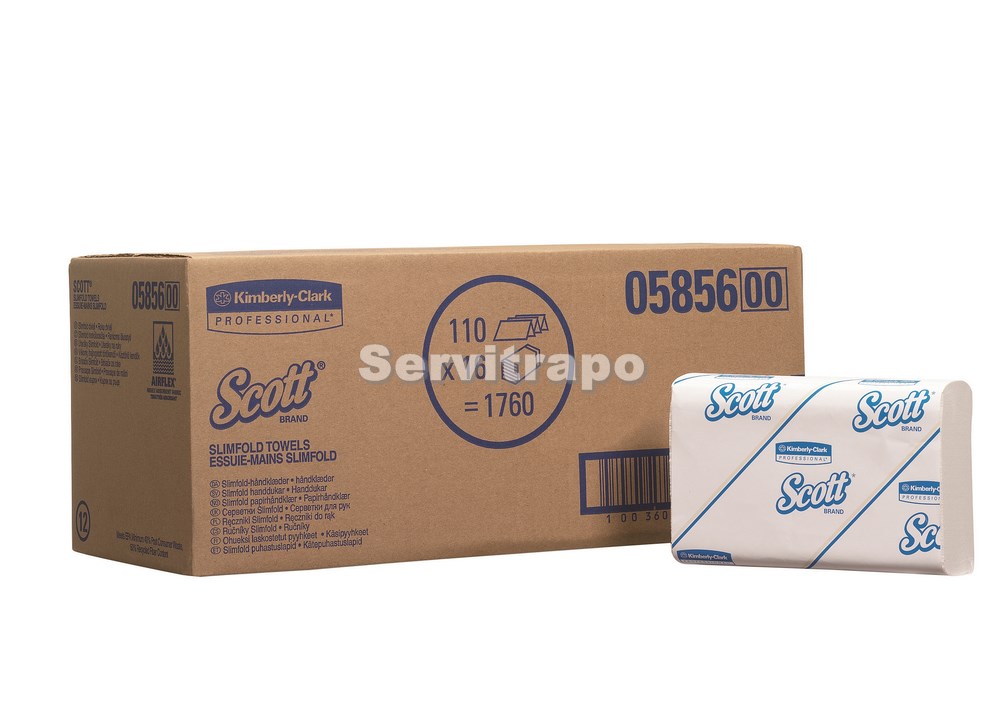 Toalla secamanos Scott® Slimfold