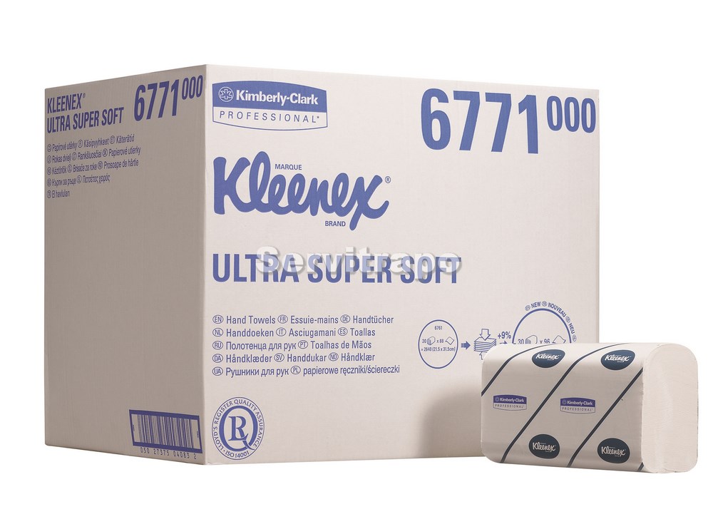 Toalla secamanos Kleenex® Ultra Super Suave Mediana