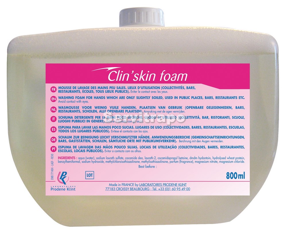 Clin'skin foam 800ml
