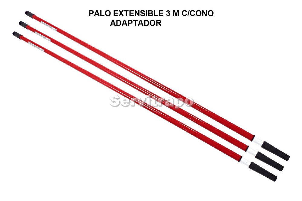 Palo extensible Sky 3 secciones 6 m. (3 x 200 cm.)