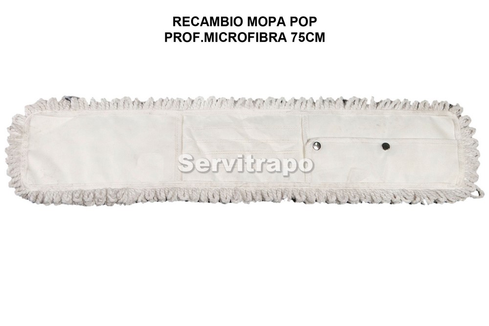 RECAMBIO MOPA MICROFIBRA 75 CM POP PROFESIONAL