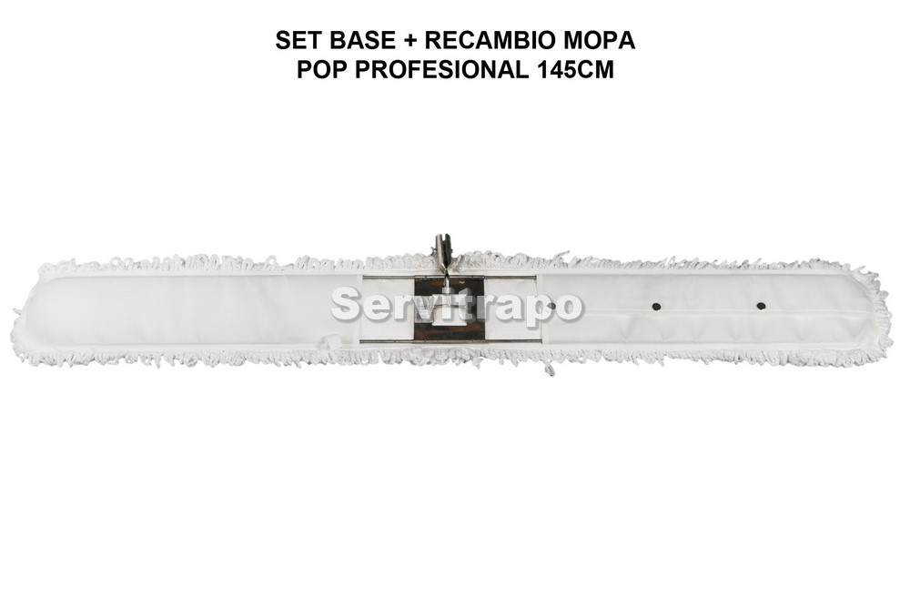 SET BASTIDOR + RECAMBIO MOPA MICROFIBRA 145 CM POP PROFESIONAL