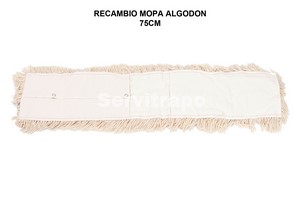 RECAMBIO MOPA ALGODÓN 75 CM