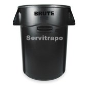 Contenidor Brute 167L nou amb canals de ventilació Negre