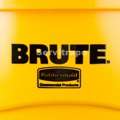 Contenedor Brute 167L nuevo con canales de ventilación Amarillo