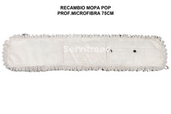 RECAMBIO MOPA MICROFIBRA 75 CM POP PROFESIONAL