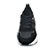 Ref. 6108 Sneaker serraje negra combinada con tela negra. Cordones negros. Plantilla anatomica extraible. Altura tacón 5 cm y plataforma delantera 2.5 cm. - Ítem2