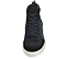 Ref. 6113 Sneaker abotinada serraje negra combinada con glitter negro. Plataforma de 2.5 cm. Plantilla interior extraible con cuña de 2 cm. Altura de caña 8.5 cm. - Ítem2