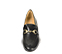 Ref. 6171 Zapato piel negro con hebilla metalica en la parte delantera. Altura tacón 2cm y sin plataforma. - Ítem2