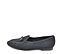 Ref. 6437 Zapato franela gris con detalle lazo negro en la pala. Interior de piel. - Ítem3