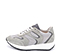 Ref. 6444 Sneaker serraje gris combinada en diferentes materiales. Cierre mediante cordones. Altura plataforma trasera 3 cm - Ítem3