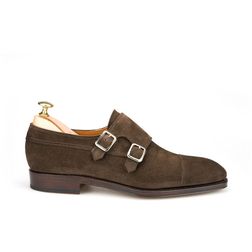 suede double monk
