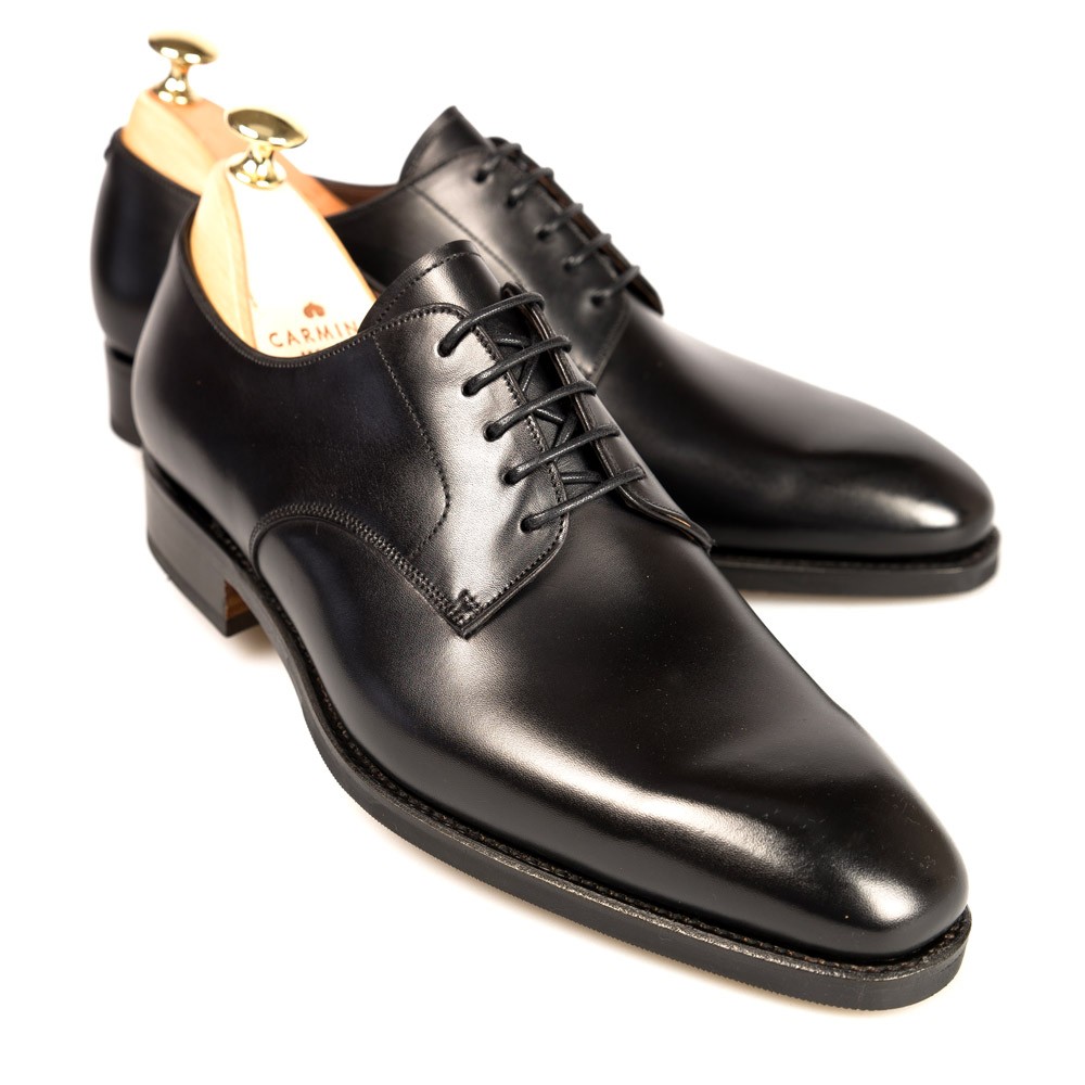 Men's Black Derby Shoes | CARMINA