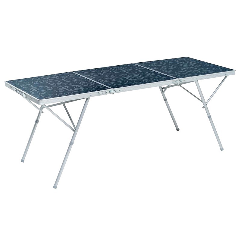 VXL Mesita plegable de aluminio camping 180 x 60 cm — Bañoidea