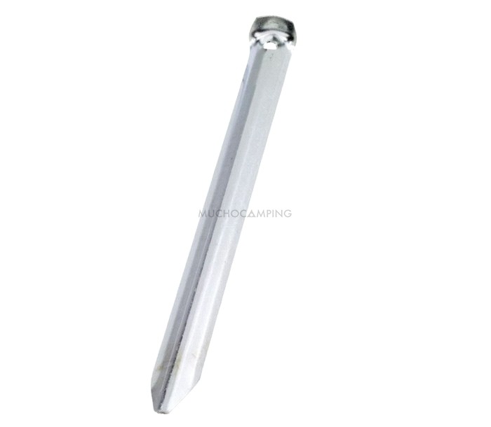 20/ piquetas de metal para tienda de campa/ña 2 paquetes de 10 unidades