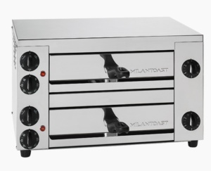  Horno de pizza 2 Cajones Inox -MT15069