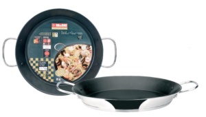 Paellera Inox Teflonada Bristot 32 cm.
