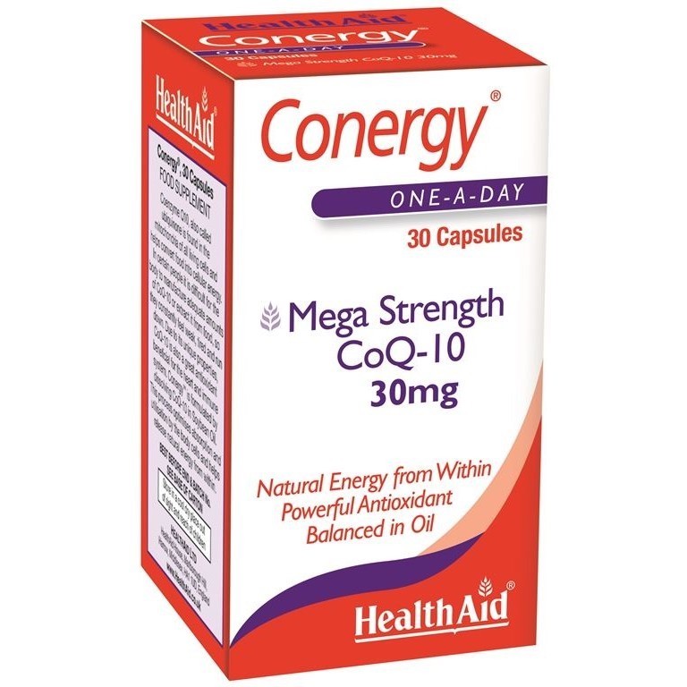 CONERGY 30 CAP COQ10 30 MGR HEALTH AID