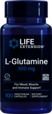 L-GLUTAMINA, 500 MG 100 CAP LIFE EXTENSION