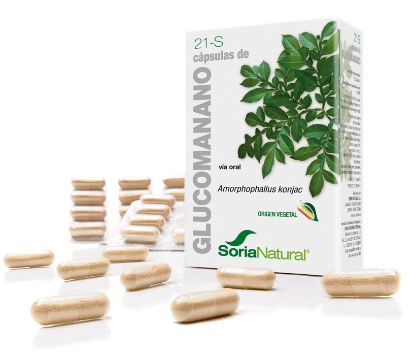 21-S GLUCOMANANO 400 mg 60 Cap SORIA NATURAL