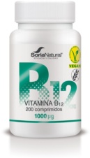 VITAMINA B12 200 comp X 250 mg LIB PROLONGADA SORIA NATURAL