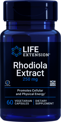 RHODIOLA EXTRACT 250 MGRS 60 CAPS LIFE EXTENSION