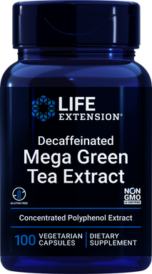 MEGA GREEN TEA EXTRACT ( EXTRACTO DE TE VERDE DESCAF), 100 CAP LIFE EXTENSION