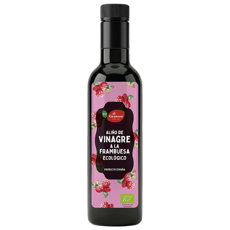 ALIÑO DE VINAGRE A LA FRAMBUESA BIO, 250 ml GRANERO