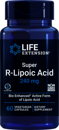 SUPER ACIDO R-LIPOIC, 240 MG 60 CÁPSULAS LIFE EXTENSION