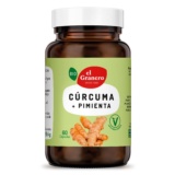 CURCUMA + PIMIENTA BIO, 60 CAP. 440 mg EL GRANERO