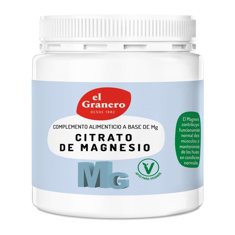 CITRATO DE MAGNESIO BOTE, 250 g EL GRANERO