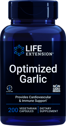 AJO OPTIMIZADO (optimized garlic) 1200 MGR 200 CAPS LIFE EXTENSION