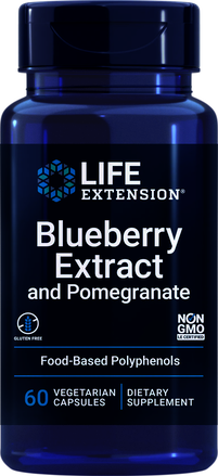 EXTRACTO DE ARANDANOS CON GRANADA 60 CAPS LIFE EXTENSION