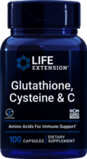 GLUTATION, CISTEINA y C (Glutathione, Cysteine & C) 100 CAPS LIFE EXTENSIO