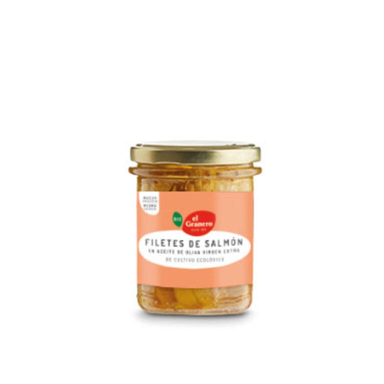 FILETES DE SALMON BIO, 195 gr EL GRANERO