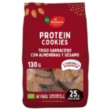 COOKIES PROTEIN ALMENDRA Y SESAMO BIO, 130 g EL GRANERO