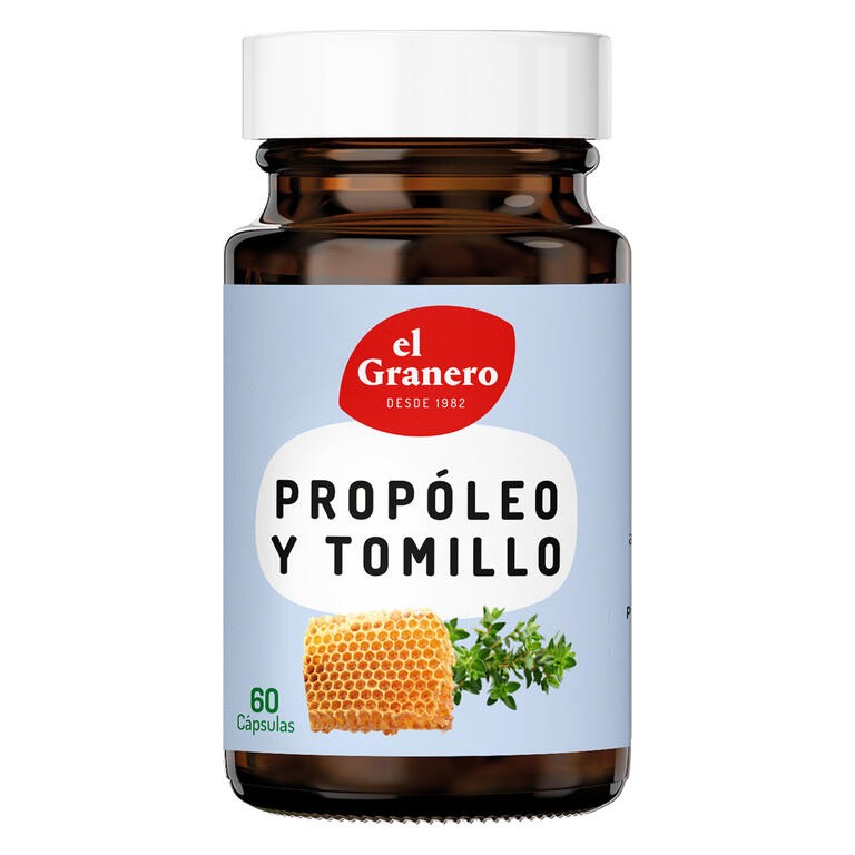 PROPOLEO + TOMILLO, 60 CAP., 460 mg EL GRANERO