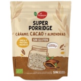 SUPERPORRIDGE SIN GLUTEN CACAO BIO, 350 g EL GRANERO