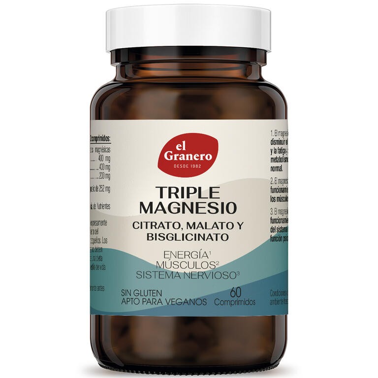 TRIPLE MAGNESIO, 60 COMP EL GRANERO