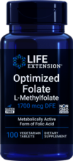 FOLATO OPTIMIZADO 1700 mcg 100 CAPS LIFE EXTENSION