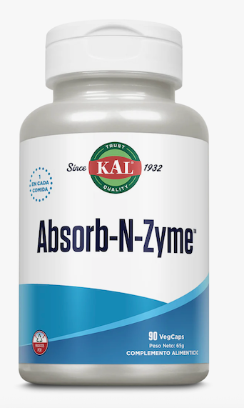 ABSORB-N-ZYME™- 90 VEGCAPS (ENZIMAS DIGESTIVAS) KAL